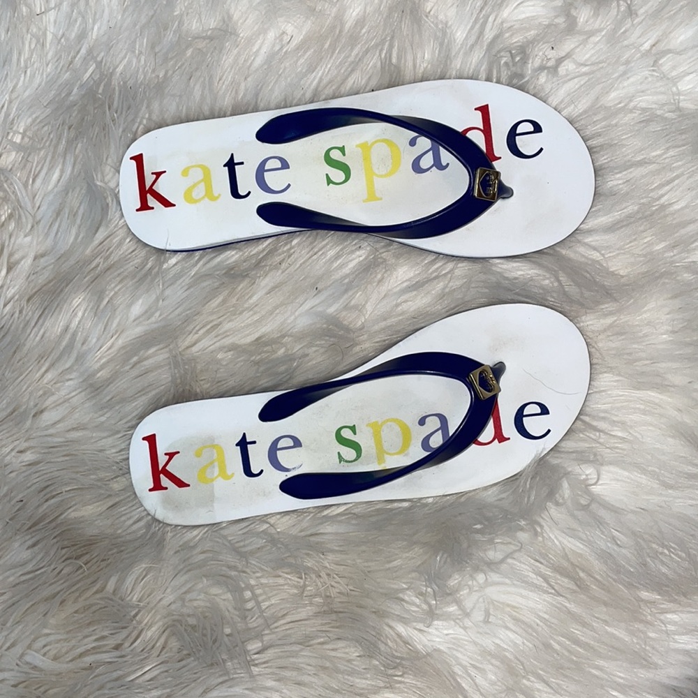 Kate Spade Flip Flops Size 7-8 - Picture 3 of 12
